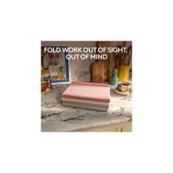 Logitech Casa Pop-Up Desk Work From Home Kit: Laptop Stand, Keyboard, Touchpad & Storage, Bohemian Blush (920-011237)