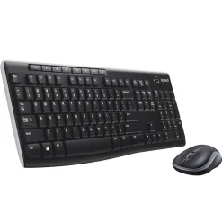 Logitech Combo MK270 Wireless Keyboard & Mouse, Black (920-004536)