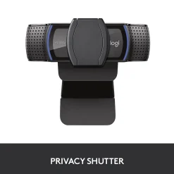 Logitech C920S Pro 1080p HD Webcam, Black (960-001257)