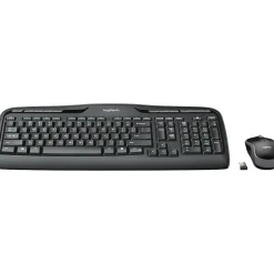 Logitech Desktop MK320 Wireless Keyboard & Mouse, Black (920-002836)