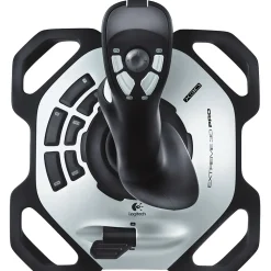 Logitech Extreme 3D Pro Joystick with Precision Twist Rudder Control for PC/Mac, Cable Connectivity, Black (963290-0403)