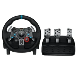 Logitech G G29 Driving Force 941-000110 Gaming Steering Wheel for PS3 & PS4, Cable, Black