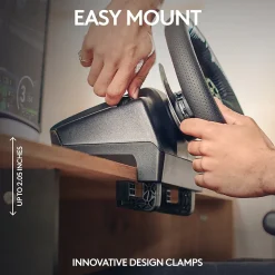 Logitech G G29 Driving Force 941-000110 Gaming Steering Wheel for PS3 & PS4, Cable, Black