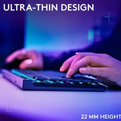 Logitech G515 LIGHTSPEED TKL Wireless Gaming Mechanical Keyboard, Black (920-012423)