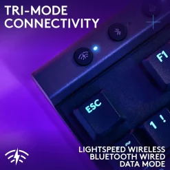 Logitech G515 LIGHTSPEED TKL Wireless Gaming Mechanical Keyboard, Black (920-012423)