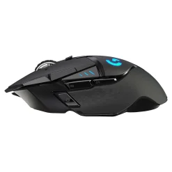 Logitech G502 LIGHTSPEED Wireless Ambidextrous Optical USB Gaming Mouse, Black (910-005565)