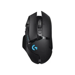 Logitech G502 LIGHTSPEED Wireless Ambidextrous Optical USB Gaming Mouse, Black (910-005565)