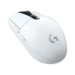 Logitech G305 LIGHTSPEED Wireless Ambidextrous USB Gaming Mouse, White (910-005289)