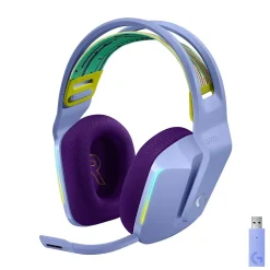 Logitech G Series G733 Wireless Over-the-Ear Gaming Headset, Lilac (981-000889)