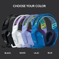 Logitech G Series G733 Wireless Over-the-Ear Gaming Headset, Blue (981-000942)