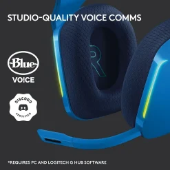 Logitech G Series G733 Wireless Over-the-Ear Gaming Headset, Blue (981-000942)