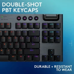 Logitech G Series G915 X LIGHTSPEED TKL Wireless Clicky Gaming Keyboard, Black (920-012753)