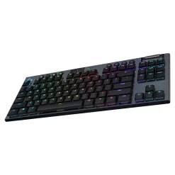 Logitech G915 TKL LIGHTSPEED GL Clicky Wireless Gaming RGB Mechanical Keyboard, Black (920-009529)