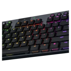 Logitech G915 TKL LIGHTSPEED GL Clicky Wireless Gaming RGB Mechanical Keyboard, Black (920-009529)
