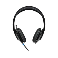 Logitech H540 Computer HD Headset, Over-the-Head, Black (981-000510)