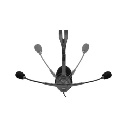 Logitech H111 3.5mm Stereo Computer Headset, On-Ear, Black (981-000612)