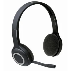 Logitech H600 Wireless Computer Headset, Over-the-Head, Black