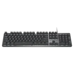 Logitech K845 Mechanical Illuminated Aluminum Gaming Keyboard, Red Switches, Black (920-009859)