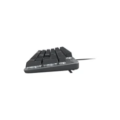 Logitech K845 Mechanical Illuminated Aluminum Gaming Keyboard, Red Switches, Black (920-009859)