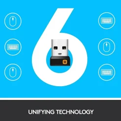 Logitech K400 Plus Wireless Touch Keyboard, Dark Gray (920-007119)