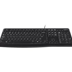 Logitech K120 USB Keyboard, Black (920-002478)