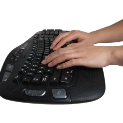 Logitech K350 Wireless Keyboard, Black (920-001996)