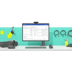 Logitech Large Google Meet Rooms with Tap + Rally Plus + Meet Compute
