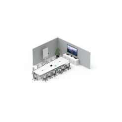 Logitech Large Microsoft Teams Rooms on Windows with Tap + Rally Plus + Lenovo ThinkSmart Core