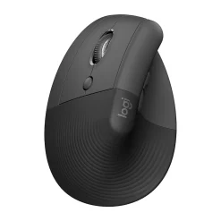 Logitech Lift Left Wireless Left-Handed Optical USB Mouse, Graphite (910-006467)