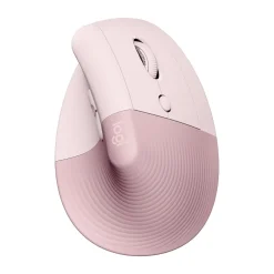 Logitech Lift Wireless Ergonomic Vertical Optical Bluetooth & USB Mouse, Rose (910-006472)