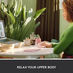 Logitech Lift Wireless Ergonomic Vertical Optical Bluetooth & USB Mouse, Rose (910-006472)