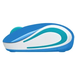 Logitech M187 Advanced Wireless Optical USB Mouse, Palace Blue (910-005360)