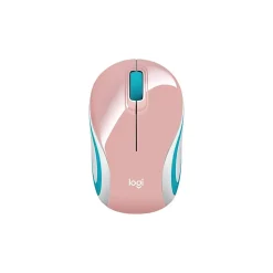 Logitech M187 Ambidextrous Wireless Optical USB Mouse, Multicolored (910-005364)