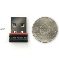 Logitech M310 Wireless Ambidextrous Optical Mouse, Silver (910-001675)