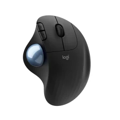 Logitech M575 Wireless Ergonomic Trackball Bluetooth & USB Mouse, Black (910-005869)