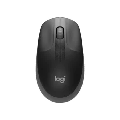Logitech M190 Wireless Optical USB Mouse, USB, Black/Gray (910-005901)