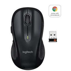 Logitech M510 Wireless Optical USB Mouse, Black (910-001822)