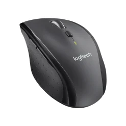 Logitech Marathon M705 Wireless Ergonomic Optical USB Mouse, Charcoal (910-001935)