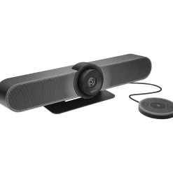 Logitech MeetUp and Expansion Mic HD Video and Audio Conferencing System for Small Meeting Rooms (960-001201)