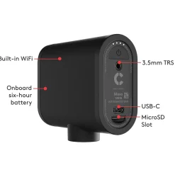 Logitech Mevo Start HD 1080p Live-Streaming Webcam, Black (961-000498)