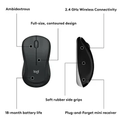 Logitech MK540 Advanced Wireless Keyboard and Mouse Combo, Black (920-008671)