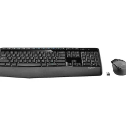Logitech MK345 Wireless Keyboard & Mouse, Black (920-006481)