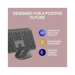 Logitech MK955 Wireless Keyboard and Optical Mouse Combo, Black (920-012425)