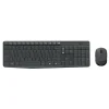 Logitech MK235 Wireless Keyboard and Optical Mouse Combo, Black (920-007897)