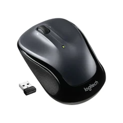 Logitech M325s Wireless Optical Mouse, Dark Silver (910-006823)