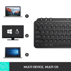 Logitech MX Keys Mini Wireless Ergonomic Keyboard, Black (920-010475)