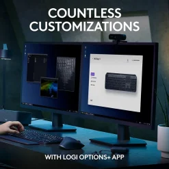 Logitech MX Keys S Wireless Keyboard, Pale Gray (920-011559)