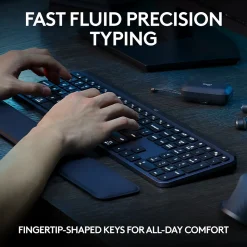 Logitech MX Keys S Wireless Keyboard, Black (920-011406)