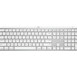 Logitech MX Keys S Wireless Keyboard, Pale Gray (920-011622)
