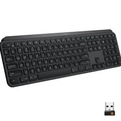 Logitech MX Keys Wireless Keyboard, Black (920-009295)